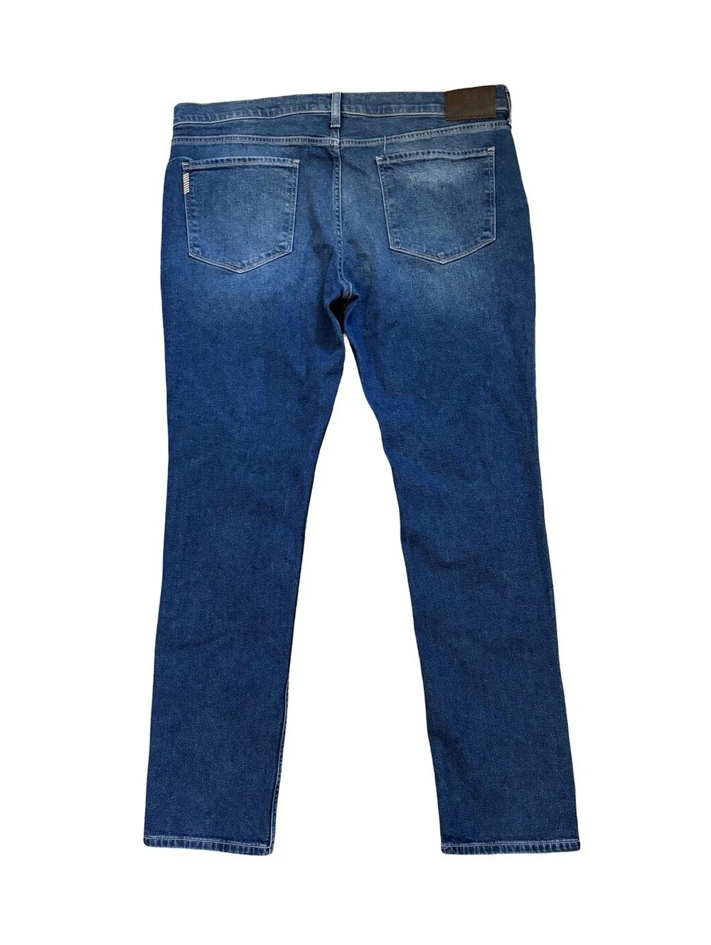 PAIGE Lennox Slim Fit Jeans Men's Size 38x32 Blue Medium Wash Stretch Denim